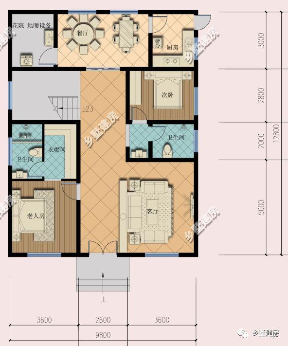 農(nóng)村自建房不攀比，30萬(wàn)就能建好主體的方案圖