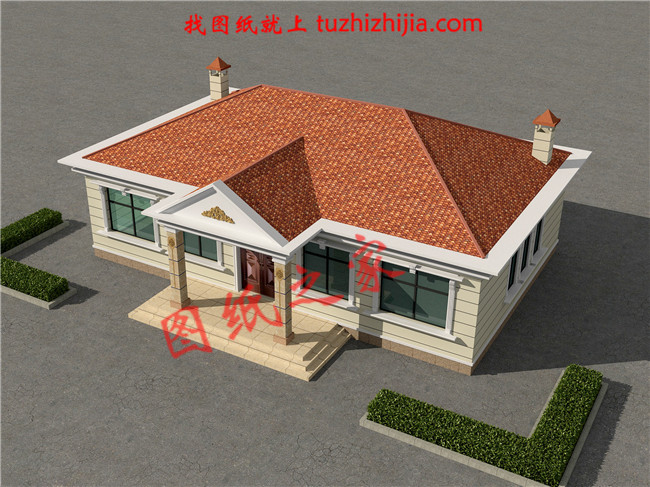 農(nóng)村蓋平房設(shè)計(jì)大全圖，鄉(xiāng)下建房一層戶型圖及效果圖