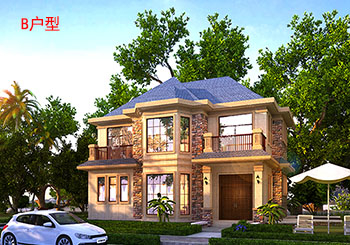 110平左右農(nóng)村復式二層小樓設計圖，外觀非常受歡迎