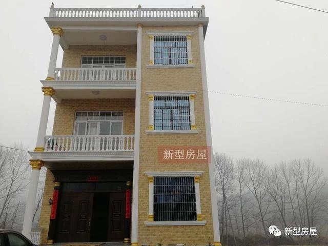 幾棟完工的農(nóng)村房屋實拍照片，一棟賽一棟的漂亮