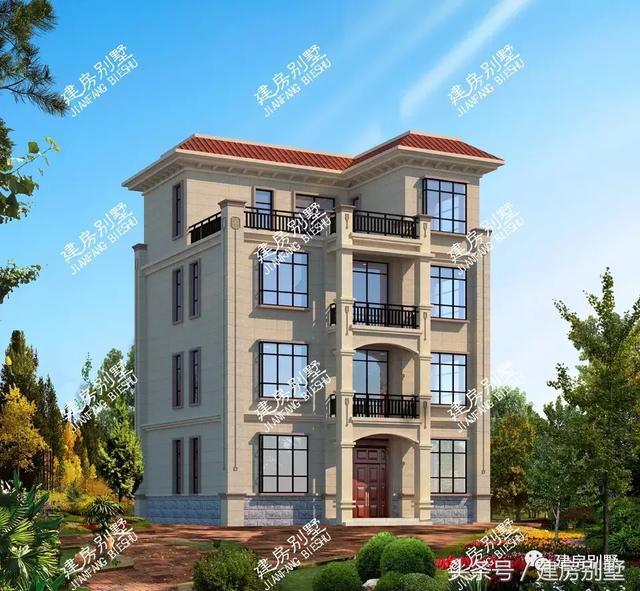 10款比較流行的農(nóng)村住宅效果圖，一二三層都有