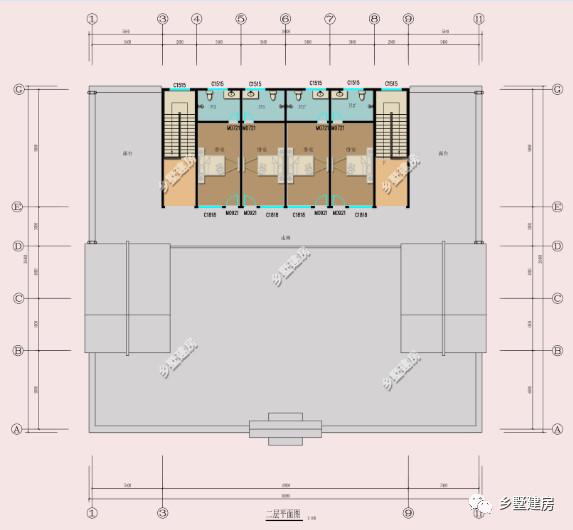 農(nóng)村自建二層四合院別墅，需要多少錢？看完這套圖紙借錢都得建