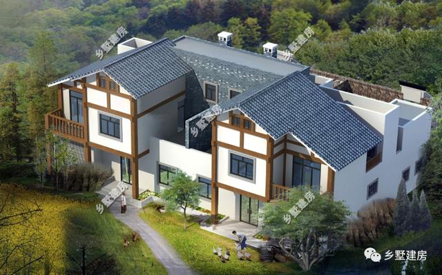 10套風(fēng)格迥異的農(nóng)村住宅效果圖，一二三層的都有哦