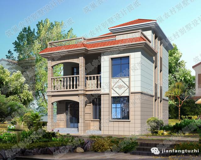 9×12米2廳6室三層簡(jiǎn)約易施工農(nóng)村自建房全套設(shè)計(jì)施工圖