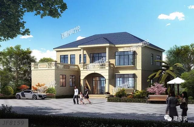 120平米的二層高端別墅設計，戶型經(jīng)典、實用！