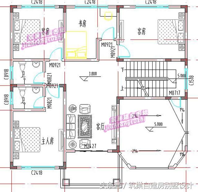 2款二層農(nóng)村自建房別墅全套設(shè)計(jì)圖，你更喜歡哪個(gè)？