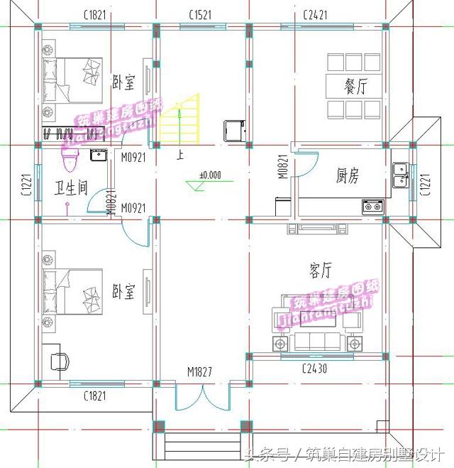 2款二層農(nóng)村自建房別墅全套設(shè)計(jì)圖，你更喜歡哪個(gè)？