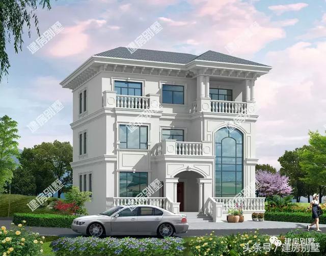 4棟面寬13米的三層樓房圖，隨便選一棟建都讓人羨慕