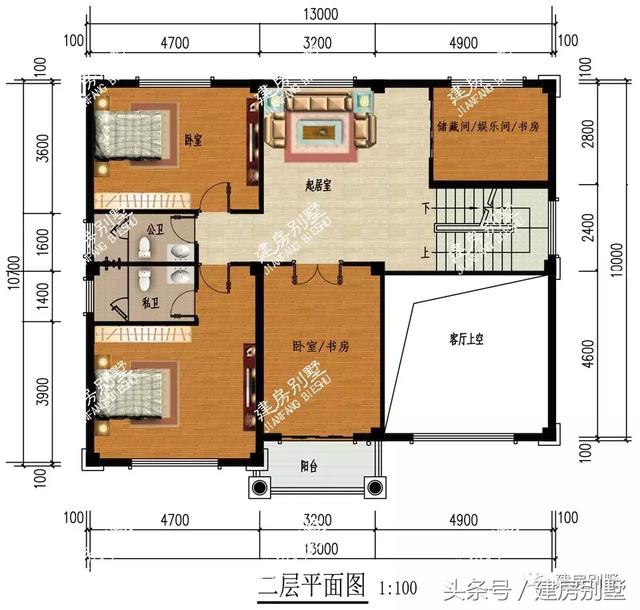 4棟面寬13米的三層樓房圖，隨便選一棟建都讓人羨慕