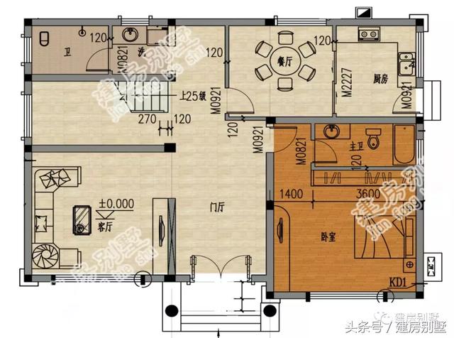 4棟面寬13米的三層樓房圖，隨便選一棟建都讓人羨慕