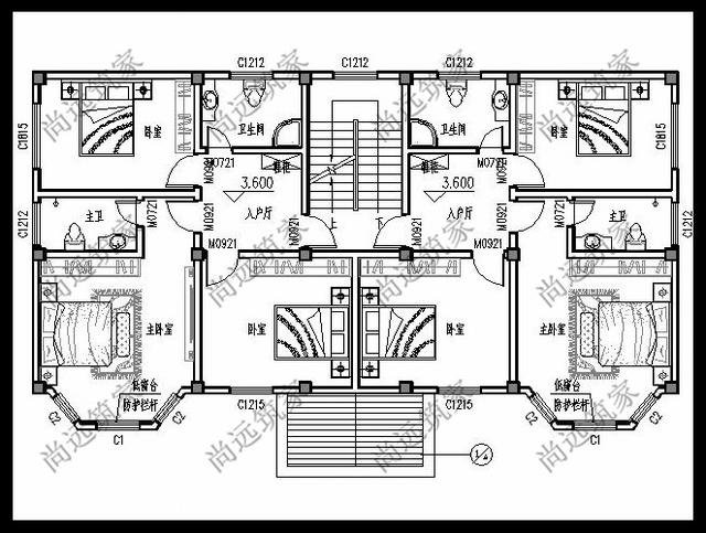 雙拼別墅一梯兩戶！