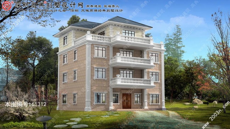 別墅設(shè)計(jì)全套圖紙首層183平方米！