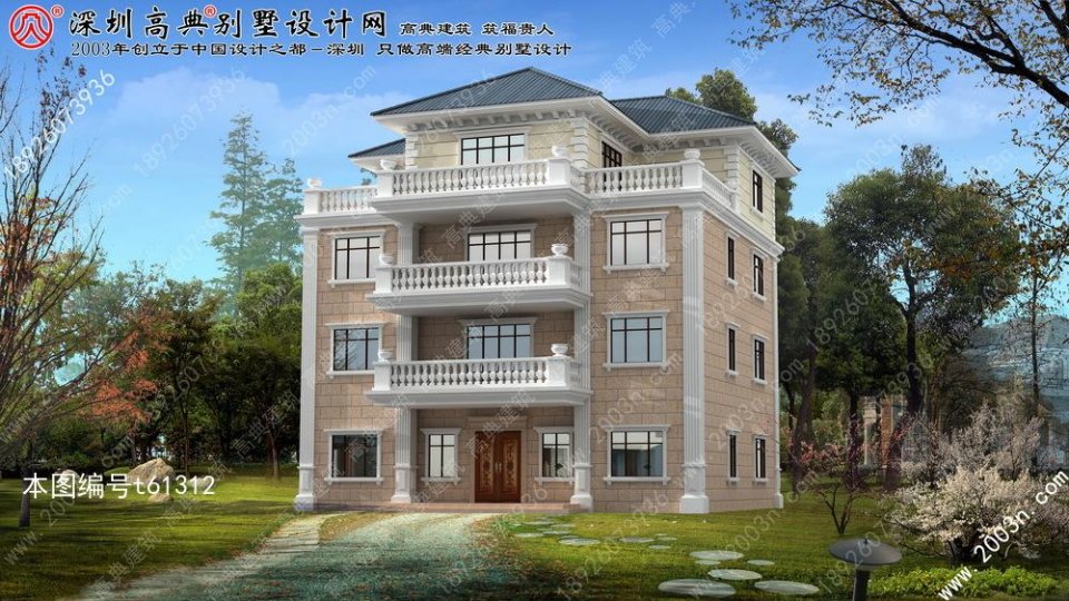 別墅設(shè)計(jì)全套圖紙首層183平方米！