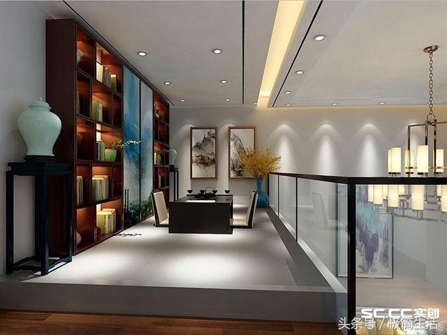 青島270平別墅裝修，知性人文的現(xiàn)代中式風(fēng)格！