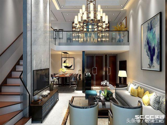 青島270平別墅裝修，知性人文的現(xiàn)代中式風(fēng)格！