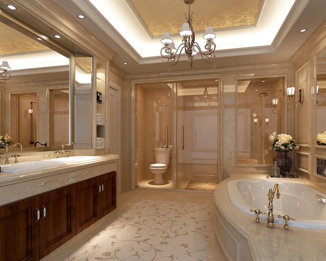 一進屋被旋轉樓梯吸引了，鄭州330平別墅真是太美啦！