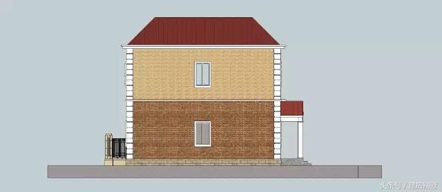 12米x10米帶車庫兩層小別墅，毛坯造價25萬能建！