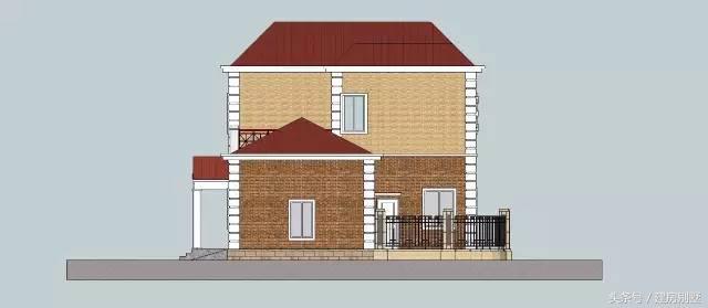 12米x10米帶車庫兩層小別墅，毛坯造價25萬能建！