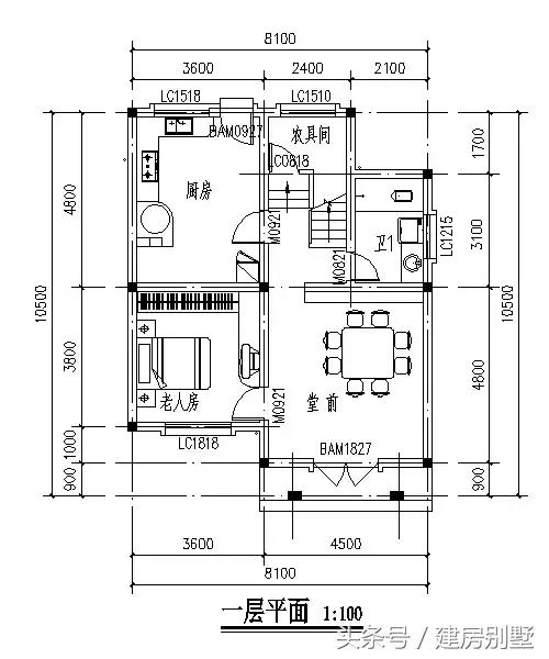 經(jīng)典民房中的別墅，適用于農(nóng)村的三層簡(jiǎn)約別墅！