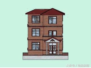 經(jīng)典民房中的別墅，適用于農(nóng)村的三層簡(jiǎn)約別墅！