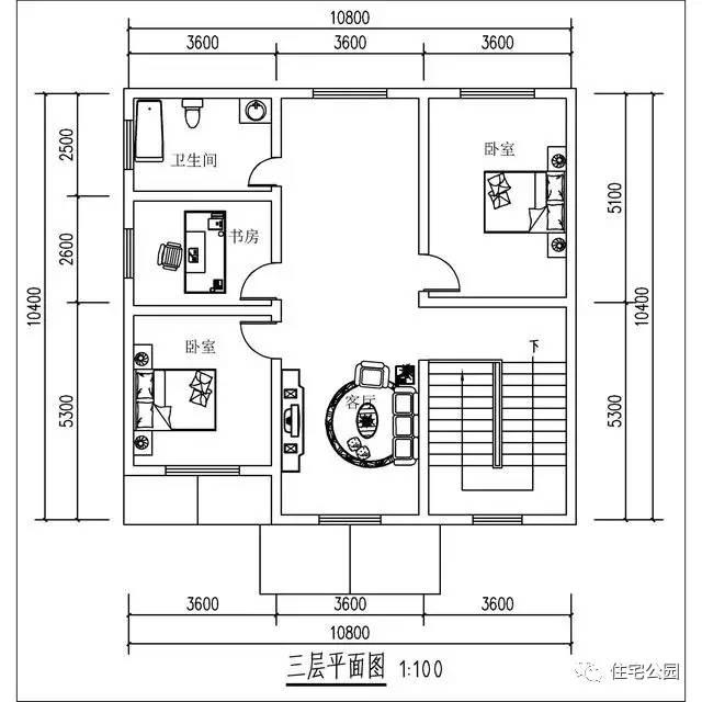 10X11米農(nóng)村方正3層別墅，露臺帶車庫，33萬建成？實拍！