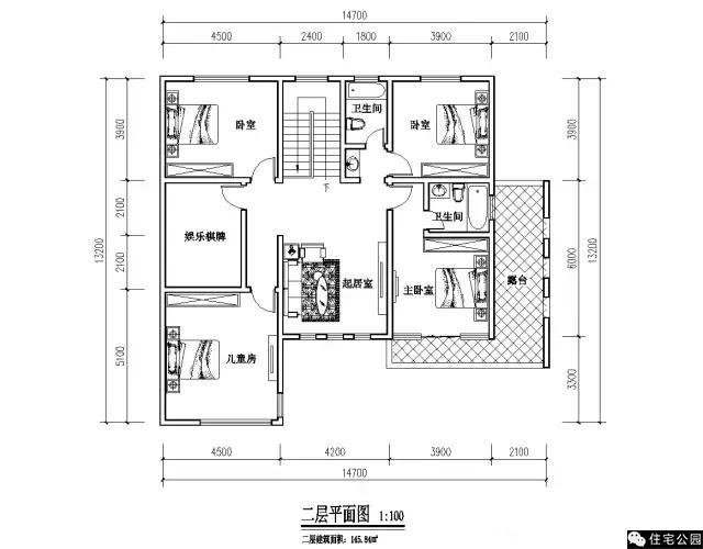 14X13米別墅戶型，帶裝修！