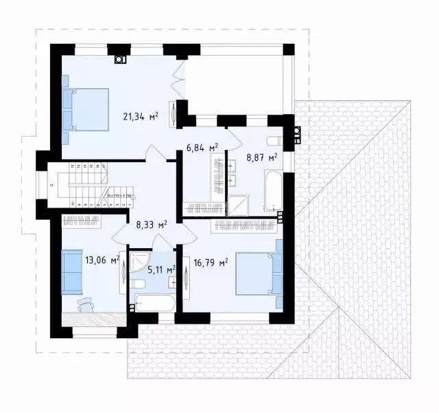 我這兩層帶車庫別墅完工后, 鄰居再也不顯擺他的房子了