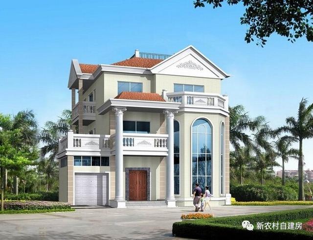 最經(jīng)典的建房案例，只要35萬(wàn)，帶旋轉(zhuǎn)樓梯和平面圖！