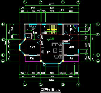 30萬(wàn)建4層單家獨(dú)院式別墅！坡屋面形式鏤空欄桿以及八角窗運(yùn)用！