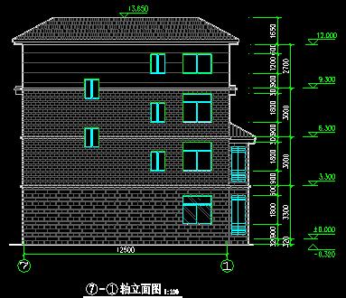 30萬(wàn)建4層單家獨(dú)院式別墅！坡屋面形式鏤空欄桿以及八角窗運(yùn)用！