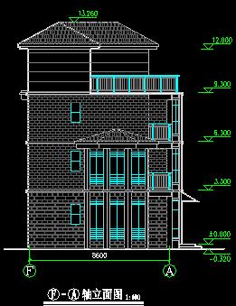 30萬(wàn)建4層單家獨(dú)院式別墅！坡屋面形式鏤空欄桿以及八角窗運(yùn)用！