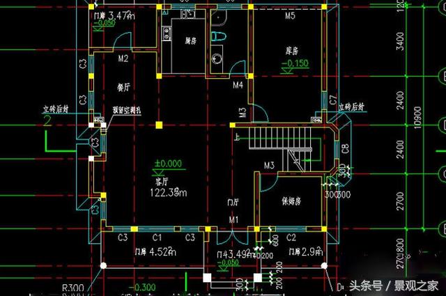三層自建房設(shè)計(jì)圖紙含效果圖，新農(nóng)村別墅樣式！