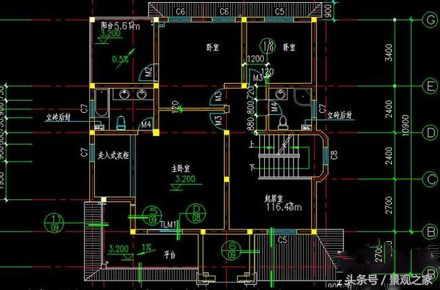 三層自建房設(shè)計(jì)圖紙含效果圖，新農(nóng)村別墅樣式！