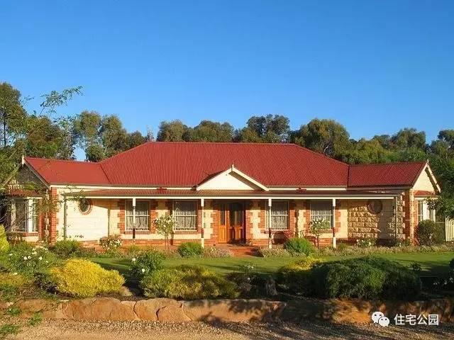 20套平層小別墅賞析，為啥澳洲氣候溫暖農(nóng)村一樣建平房