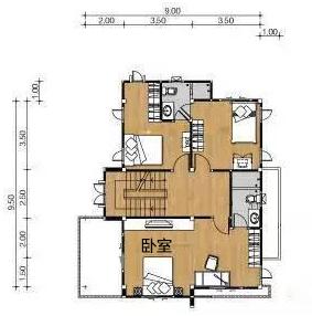 9X9.5米農(nóng)村別墅，小戶(hù)型也可以很舒適！