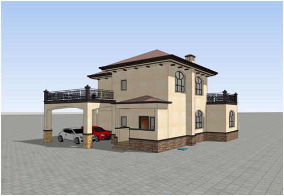 農(nóng)村自建別墅，實(shí)用雙車位雙車位！