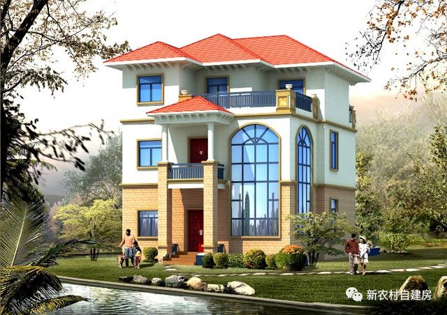 三層經(jīng)濟(jì)型鄉(xiāng)村別墅，沒有三生三世，但你可以建在十里桃林