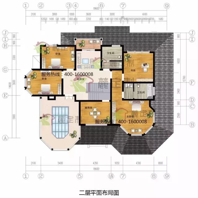 造價(jià)40萬(wàn)，8室4廳高格調(diào)自建別墅圖紙免費(fèi)分享