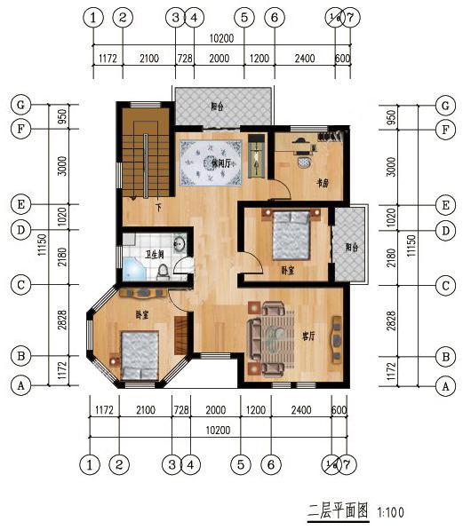 適合農(nóng)村宅基地大小，這3套二層別墅，22萬拿下?。ê瑘D紙）