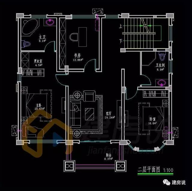 鄉(xiāng)村明星別墅！一款男女老少都喜愛的農(nóng)村別墅戶型