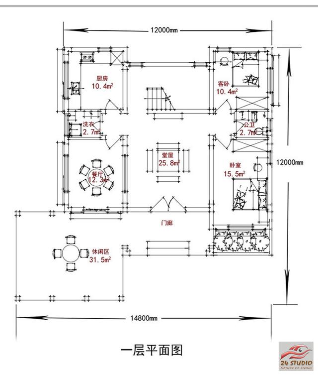 帶花園三層現(xiàn)代風(fēng)格別墅——24建筑設(shè)計案例