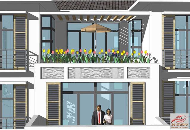 帶花園三層現(xiàn)代風(fēng)格別墅——24建筑設(shè)計案例