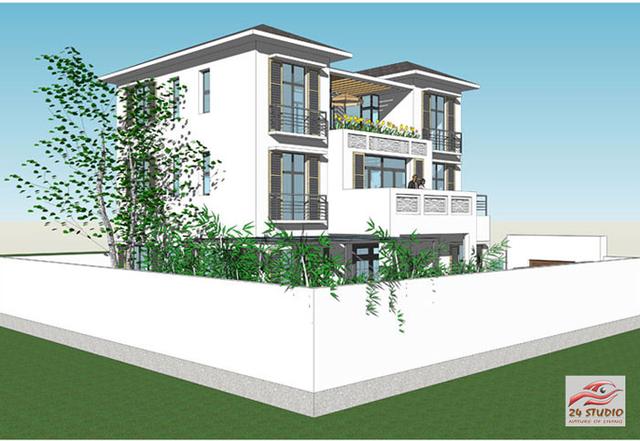 帶花園三層現(xiàn)代風(fēng)格別墅——24建筑設(shè)計案例
