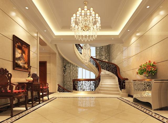 980平米別墅室內(nèi)中歐混搭風(fēng)格設(shè)計(jì)效果圖