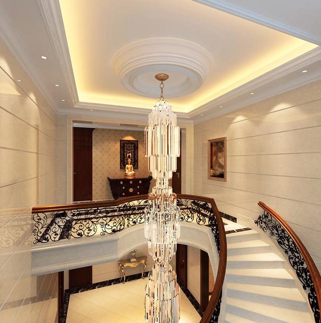 980平米別墅室內(nèi)中歐混搭風(fēng)格設(shè)計(jì)效果圖