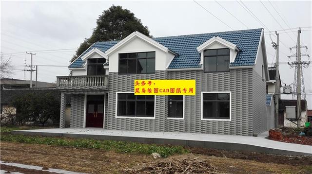 16萬建2層別墅，木結(jié)構(gòu)框架斜頂，冬暖夏涼帶天井及后庭院