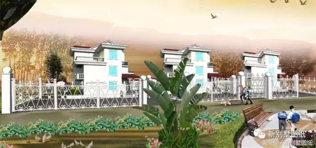 5套農(nóng)村實用小別墅戶型，二三層都有，附各套平面圖