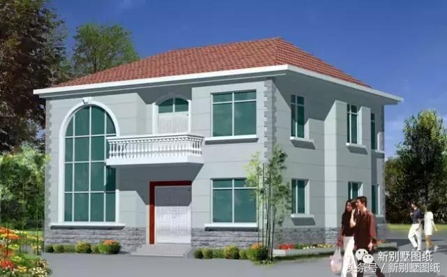 5套農(nóng)村實用小別墅戶型，二三層都有，附各套平面圖