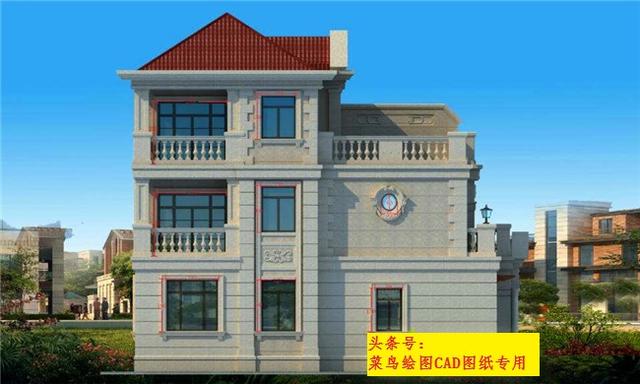 39萬建雙拼（單戶）別墅，2套造型方案、高檔大氣帶車庫(kù)大露臺(tái)