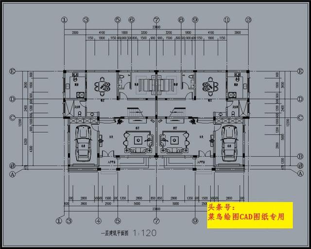39萬建雙拼（單戶）別墅，2套造型方案、高檔大氣帶車庫(kù)大露臺(tái)